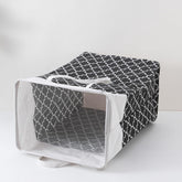 Kuber Industries Laundry Basket For Clothes|Foldable Laundry Hamper|Basket For Toys, Dirty clothes, Storage "45 LTR" (Black)